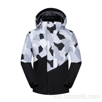 Jaket Windbreaker Kanak -kanak Dream Camo Camo dengan tudung